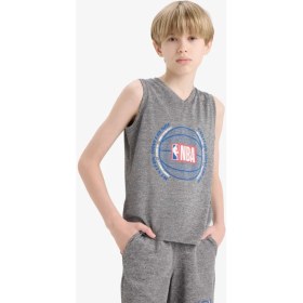 Resim DeFacto NBA Wordmark V Yaka Atlet Erkek Çocuk E4847A825HS 