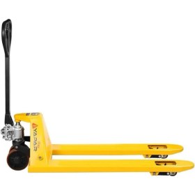 Resim Yapar Transpalet Sarı Flex Pu Kırmızı Tekerlek 2.5 Ton 