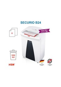 Resim HSM SECURIO B24 - 0.78 x 11 MM- Evrak İmha Makinesi / Kağıt Kırpma Makinesi - 35 L 