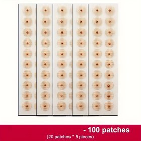 Resim 100 adet Akupunktur ve Moxibustion Kulak Yaması, Auriküler Stimulation ve Masaj için, Vakit kaybetmeden Rahatlatıcı, En İyi Noel İçin, Şükran Günü İçin Mükemmel 