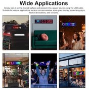 Resim Flybuy Taşınabilir Tam Renkli Panel Matrix Lmk00393-2 Led Hallow Esnek Ekran Bt 16x64 Rl 16x64 