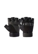 Resim Fastbuy Erkek Kız Unisex Yarı Parmak Tam Parmak Askeri Gloves Sünger Lastik Darbeye Dayanıklı Bisiklet Motor Outdoor Spor Eld 