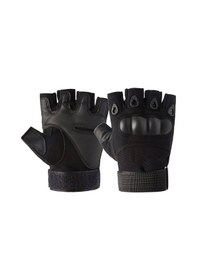 Resim Fastbuy Erkek Kız Unisex Yarı Parmak Tam Parmak Askeri Gloves Sünger Lastik Darbeye Dayanıklı Bisiklet Motor Outdoor Spor Eld 