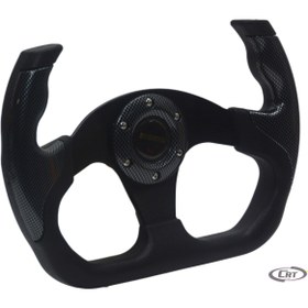 Resim OTOCİRİT Momo Spor Direksiyon F1 Tesla Model Karbon 