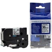 Resim Brother Tonersepeti Brother TZe-M961 Gümüş Üzerine Siyah Muadil Etiket Şeridi 