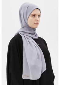 Resim Altobeh Düz Şifon Şal Gri 
