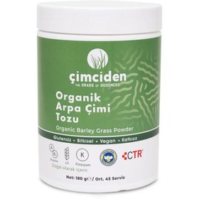 Resim ÇİMCİDEN Organik Arpa Çimi Tozu 180g 