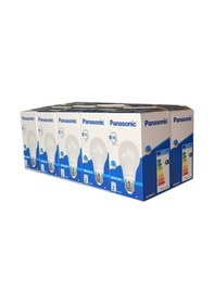 Resim Panasonic - 8.5 W - 60 W 10'Lu Led Ampul E-27 Duy Beyaz Işık 