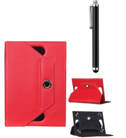 Resim TUANAGSM Hometech Ideal Tab 9 Üniversal 360 Standlı Kılıf + Tablet Kalemi 
