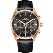 Resim Slazenger SL.09.2494.2.04 Quartz Deri Siyah 41 mm Erkek Kol Saati 