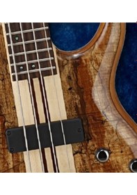 Resim Cort A4 Custom Spnatw Bas Gitar Natürel Parlak Çantalı Many 