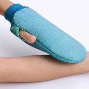 Resim 1 adet Peeling Banyo Eldiveni - Pürüzsüz Cilt için Çift Taraflı Temizleyici, Vücut Masajı ve Peeling için İdeal, Yeşil, Banyo Aksesuarları|Peeling Eldiveni|Yumuşak Dokulu 