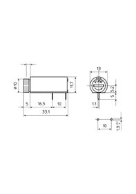 Resim Ic-235b Sigorta Yuvası 5x20mm 90 Pcb Diğer 