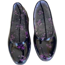 Resim Filet Çiçekli Bahçe Ve Tarım Kız Çocuk Ayakkabısı 29-35 Mor Mor 