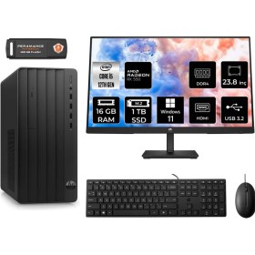 Resim Hp Pro Tower 290 G9 Intel Core I5 12500 16GB 1tb SSD RX550/4GB 23.8" Fhd Monitör W11H 6D3A5EA Masaüstü Bilgisayar & Per4 USB Bellek 6D3A5EAMNT1363 