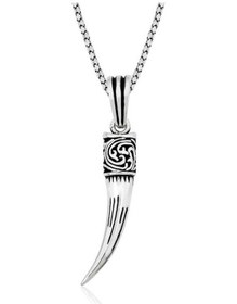 Resim Gümüş Fil Dişi Kolye (551234708) 