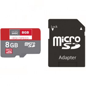 Resim Fuchsia Micro SD 8 GB Hafıza Kartı ve Micro SD Adaptör 