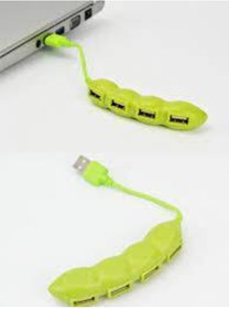 Resim hitteknoloji Yeşil Fasulye Usb Hub - Usb Çoklayıcı 