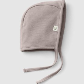 Resim Little Gusto Organik Pamuk İngiliz Şapka Bebek Vintage Kahve 