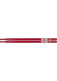 Resim Vic Firth N5br Nova 5b Red Baget Ekonomik Seri - Kırmızı Kaplama - Ahşap Uç 