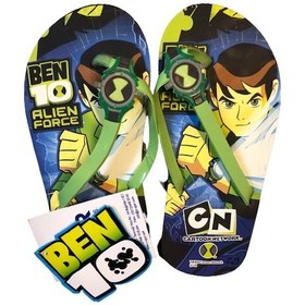 Resim Ben Ten 10 Alien Force Erkek Çocuk Parmak Arası Terlik 