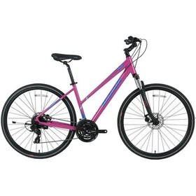 Resim BİSAN TRX 8300 KADIN ŞEHİR BİSİKLETİ 45CM HD 28 JANT 27 VİTES ALTUS MOR MAVİ 