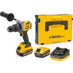 Resim Sgs SGS5533 20 Volt - 4 Amper - 130 NM Akülü Darbeli Matkap Seti 