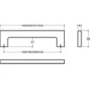 Resim 8762 Modern Kulp Renk 192 mm Tek Ebat SSY8762 0192 Nb 
