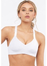 Resim Nike Rival Dri Fit High Support Sports Bra Kadın Yüksek Destekli Spor Sütyeni Beyaz 