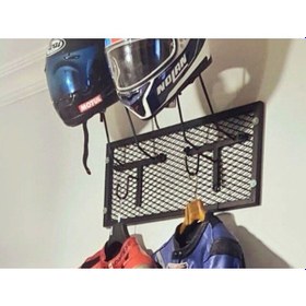 Resim Motorcu Kask Askısı, Metal Kask Askısı Se-x2 Iron X2v6 