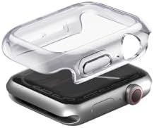 Resim Apple Watch (45mm) Gainsboro (CrystalClear) ile Uyumlu Garde Saat Kılıfı 
