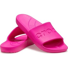Resim Unisex Crocs Slide Terlik - Pembe Pink Crush 