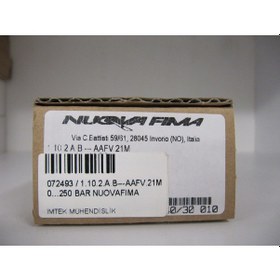 Resim Nuovafima 1.10.2.a.b---aafv.21m 0 .250 Bar Manometer 