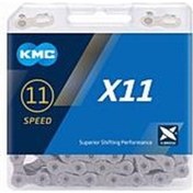 Resim Kmc Zincir X11 - 11 Vites Bisiklet Zinciri 118 Links Siyah 