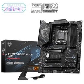 Resim MSI X870 GAMING PLUS WIFI-7 DDR5 HDMI-DP PCIE 5.0 AM5 ATX 