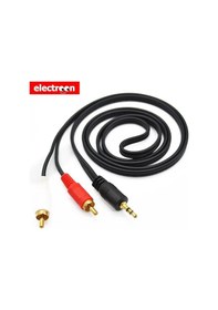 Resim Rose 2Rca-3 5Mm Stereo Aux Kablo 5 Metre Gold 