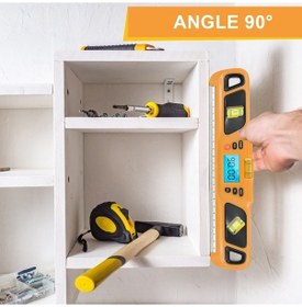 Resim Pazly Dijital Torpido Seviye İletki Manyetik 4x90 Derece Ölçüm Aralığı Model K20484y 