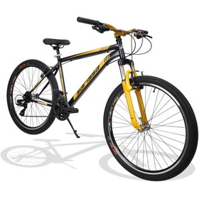 Resim SARİSSA BİSİKLET Sarissa Moon 26" Jant MTB Ön Amortisörlü Shimano 21 Vites V Fren Wake Gidon Dağ Bisikleti Siyah Sarı 