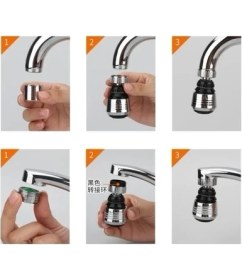 Resim Ett Su Tasarruflu 2 Modlu Musluk Başlığı Kısa 