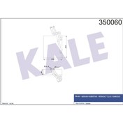 Resim KALE Evaporatör Kubistar Clio 2 Kangoo 97 1.2 1.4 1.6 2.0 1.9d 1.5d 7701205748 350060 