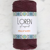 Resim Loren Macrame Koyu Bordo El Örgü İpi - RM115 