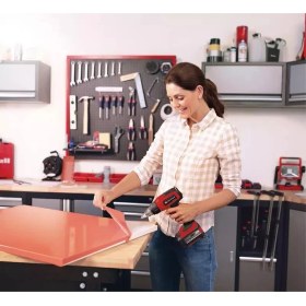 Resim Einhell Akülü Sıcak Hava Tabancası TE-HA 18 Li - Solo Power X-Change (Li-Ion, 18V, 2 sıcaklık kademesi, redüktör, geniş jet ve reflektör nozulu dahil, akü ve şarj cihazı dahil değildir) - 4520500 