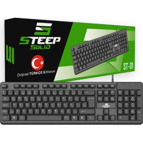 Resim Steep Solid ST-01 Kablolu Q Klavye 