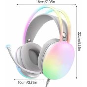 Resim Techno Stock Yeni Nesil Kulak Üstü Kablosuz Uzun Ömürlü Rgb Işıklı Bluetooth Kulaklık 