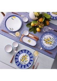 Resim Kütahya Porselen Moderna Lemon Charm 14 Parça 6 Kişilik Kahvaltı Takımı Çok Renkli 