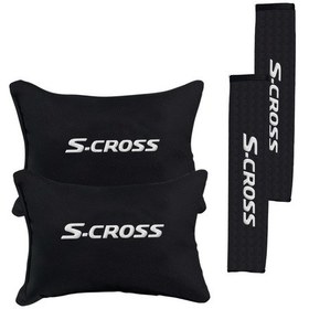 Resim Suzuki S-cross Nakışlı Otomind Boyun Yastığı Seti 