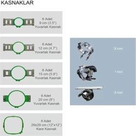 Resim Wonyo WYQ1203 3 Kafa 12 Iğne Nakış Makinesi (40CM x 50CM Işleme Alanı) 