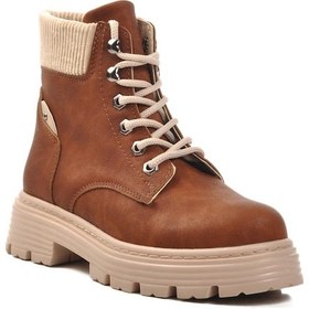 Resim Ayakmod Fo223 G Kahve-bej Kadın Bot Kahve 