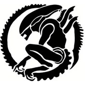 Resim Asabi Yaratık Oto Arka Cam Yapışkan Arma 26 X 24 Cm 