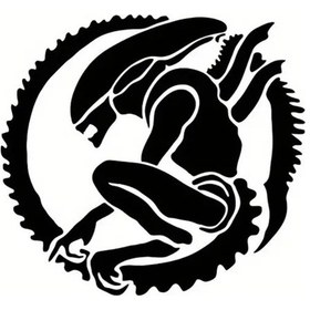 Resim Asabi Yaratık Oto Arka Cam Yapışkan Arma 26 X 24 Cm 